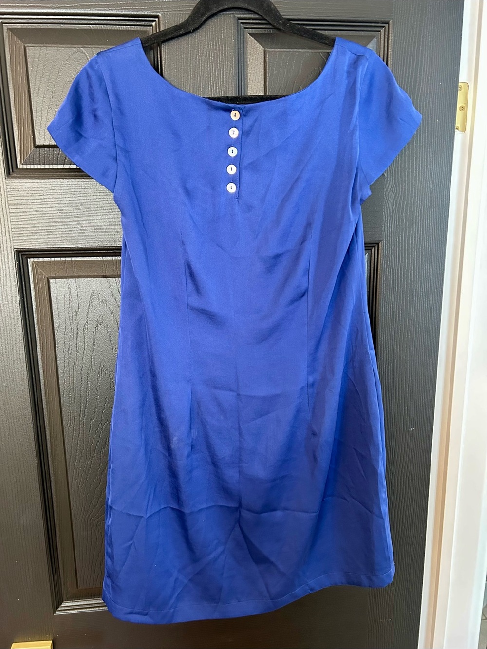 H&M Royal Blue Pleated Dress - Picture 2 of 3